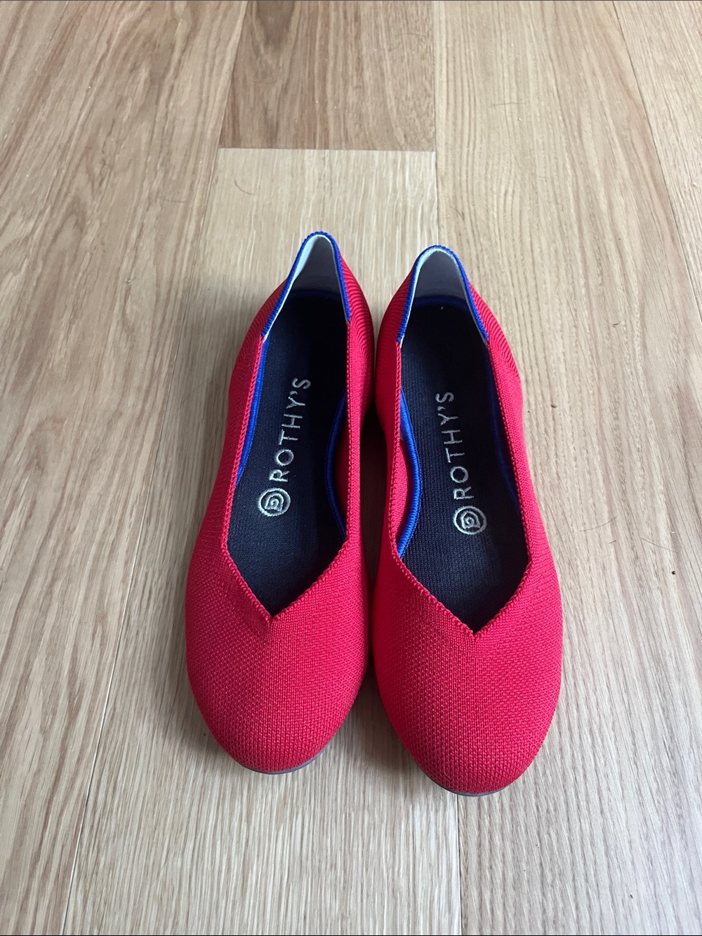 Rothy's Women's The Flat in Showstopper Red size 7.5